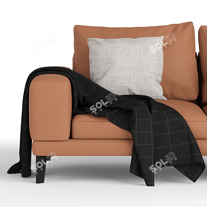 Modern Nelson Corner Sofa 3D model image 2