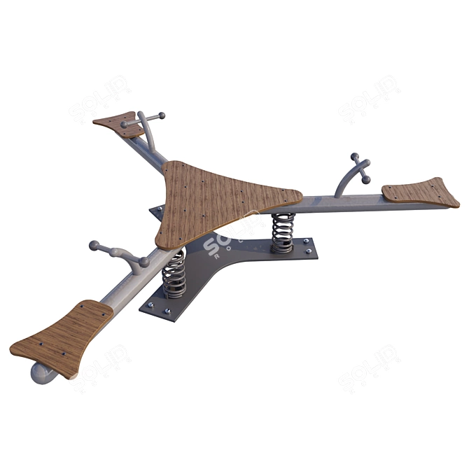 Triple Spring Rocker KNP-041 3D model image 5