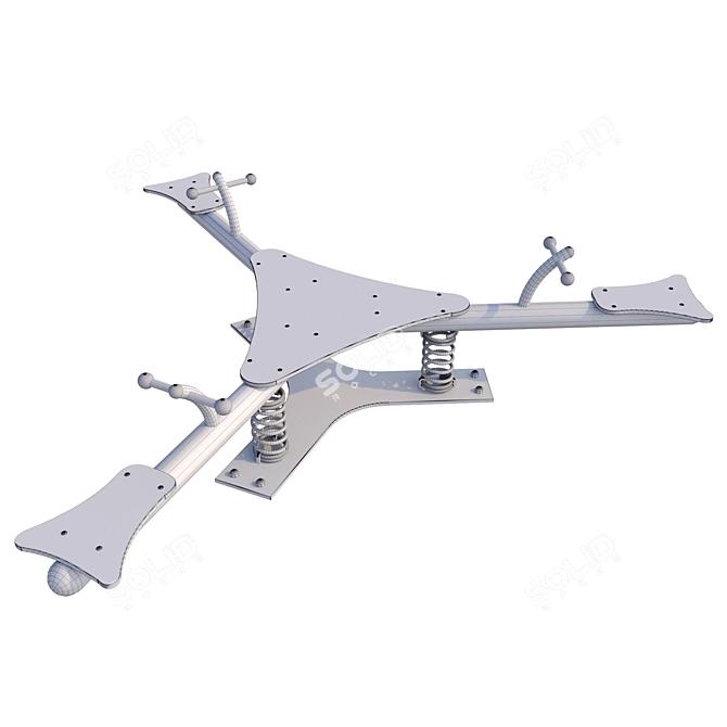 Triple Spring Rocker KNP-041 3D model image 6