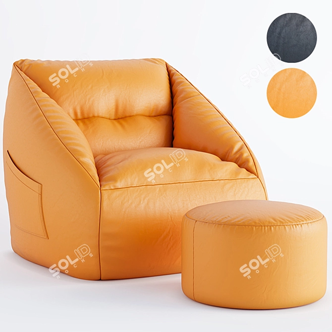 Cozy Lounge Sofa 3D model image 10