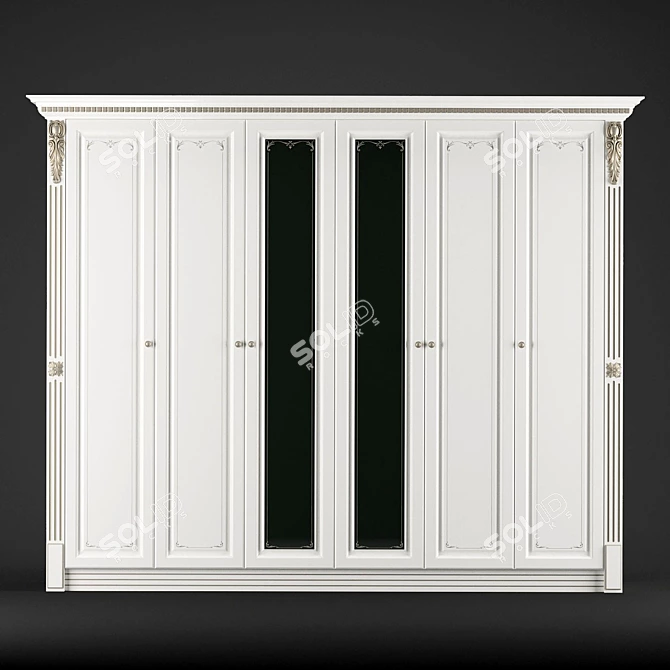 Elegant Dominanto Cupboard 3D model image 1