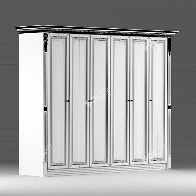 Elegant Dominanto Cupboard 3D model image 3