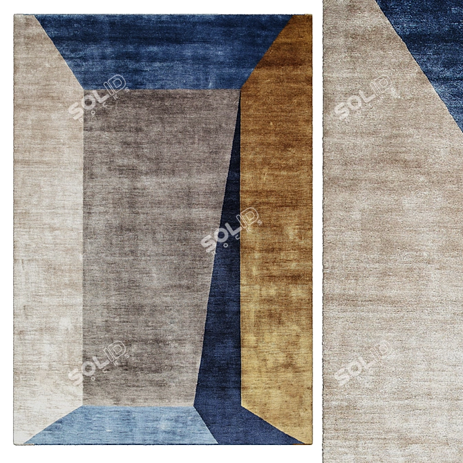 Elegant Interior Carpets 3D model image 1