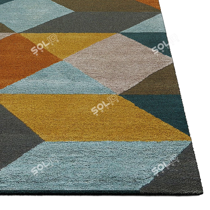 Elevate Your Interior with Stylish Carpets 3D model image 2