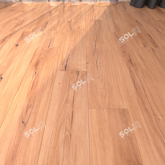 Luxury Oak Parquet: Yurtbay Massive Mood 3D model image 1