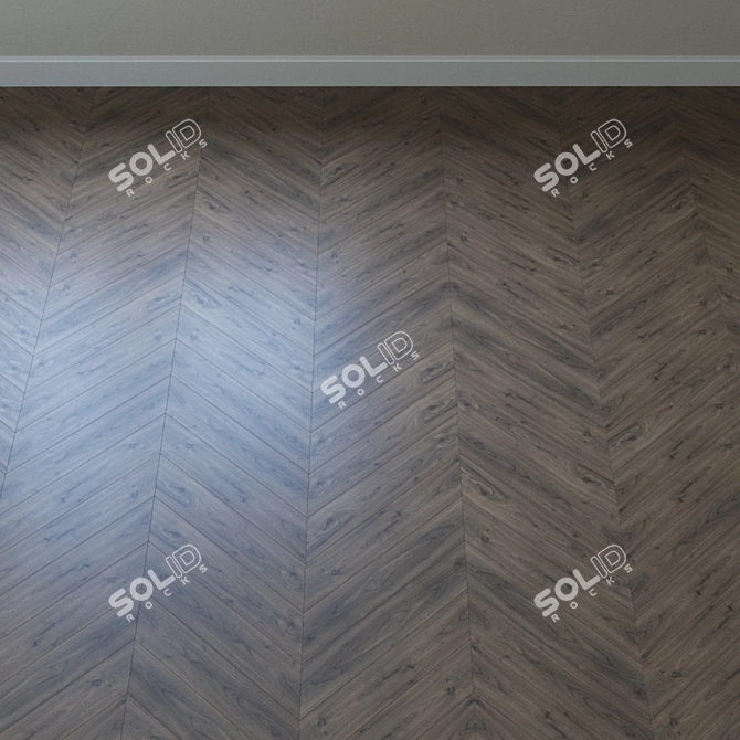 Classic Light Langley Oak Laminate 3D model image 3