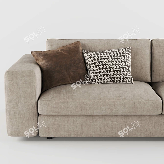 DitreItalia Urban 2.0: Versatile & Elegant Sofa 3D model image 3