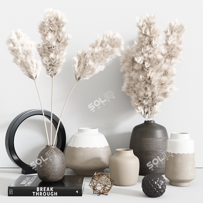 3D Decor Set: Max 2016 & V-Ray 5 3D model image 1