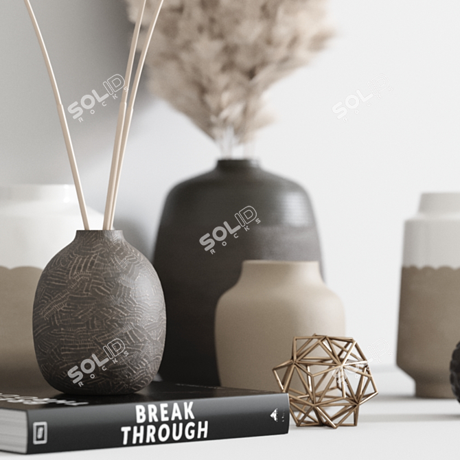 3D Decor Set: Max 2016 & V-Ray 5 3D model image 2