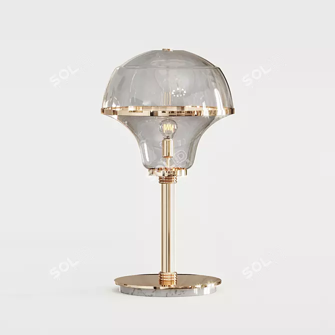 Mid-Century Stella Table Lamp 3D model image 1