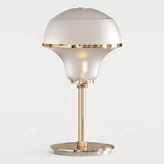 Mid-Century Stella Table Lamp 3D model image 5