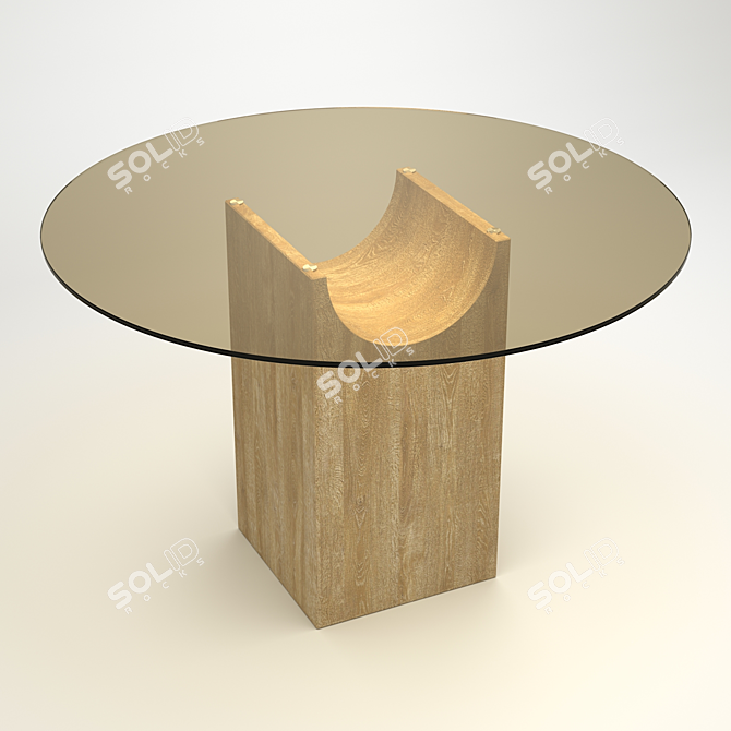  Timeless Elegance: VESTIGE Table 3D model image 1