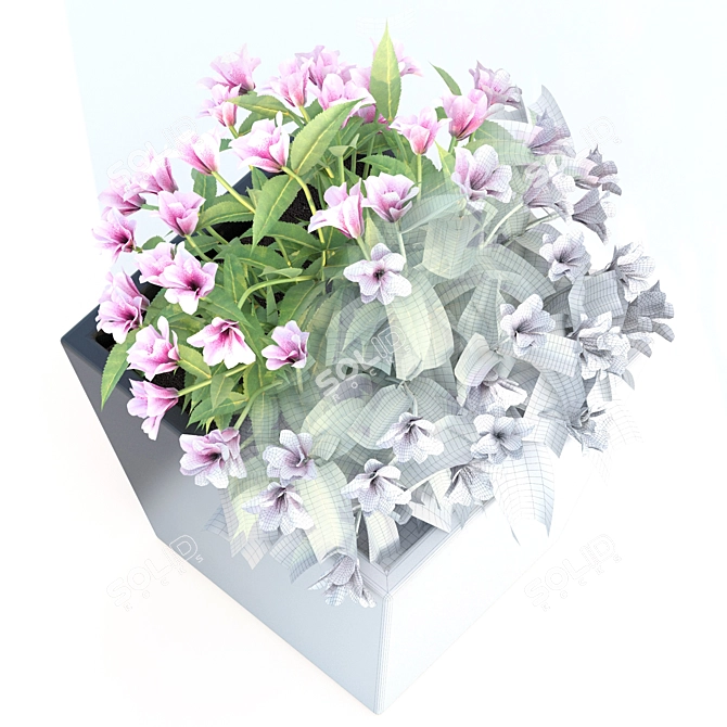 Nature's Oasis: Outdoor Plant 3D model image 5