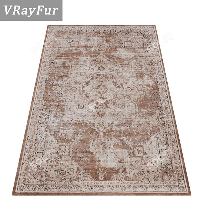 High-Quality Carpets Set 3D model image 2