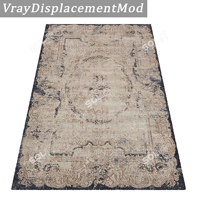 High-Quality Carpets Set 3D model image 3