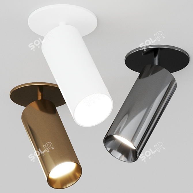 Modular Victor Spot C GU10 Ceiling Lighting 3D model image 1