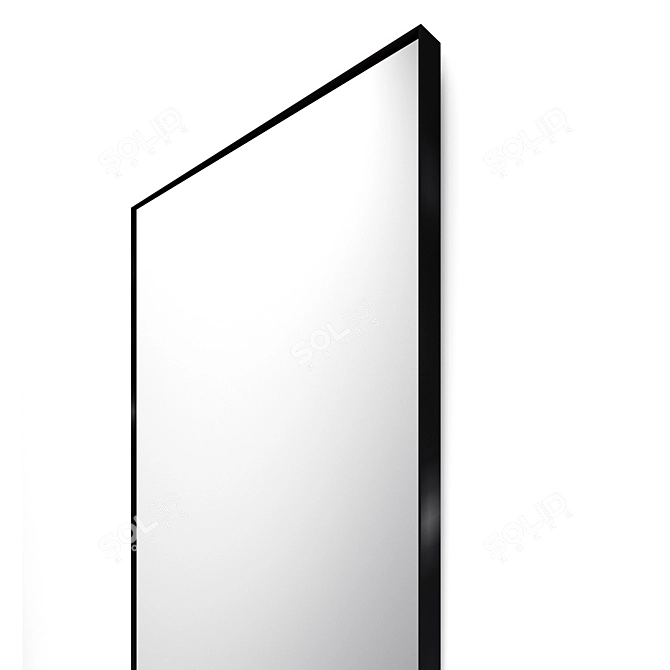 Reflective Solution: Door Mirror for Switchboard 3D model image 2