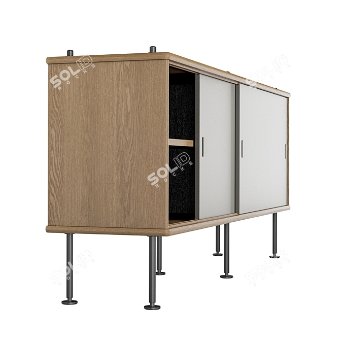 Carl Hansen Borge Mogensen Cabinet 3D model image 3