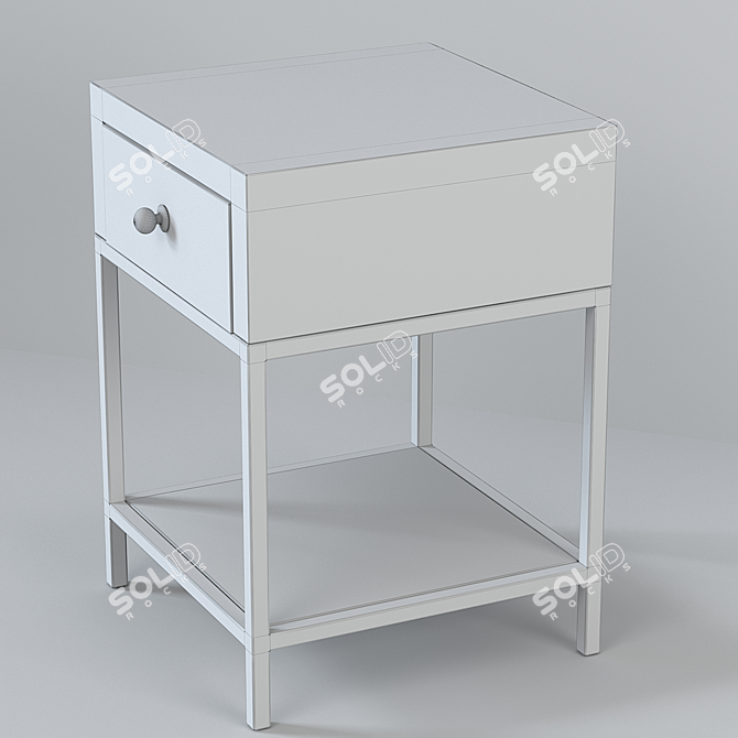 Elegant Bedside Table: Hudkoff Luxury 3D model image 4