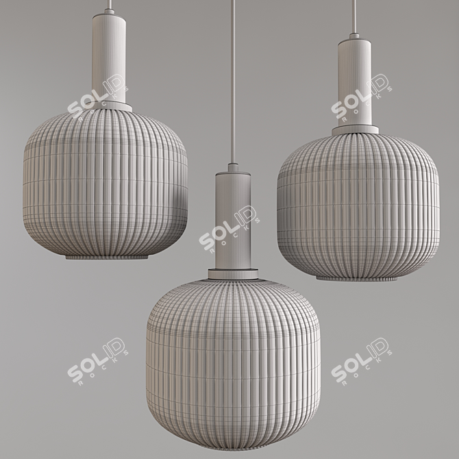 Minimalist Scandinavian Pendant Lights 3D model image 2