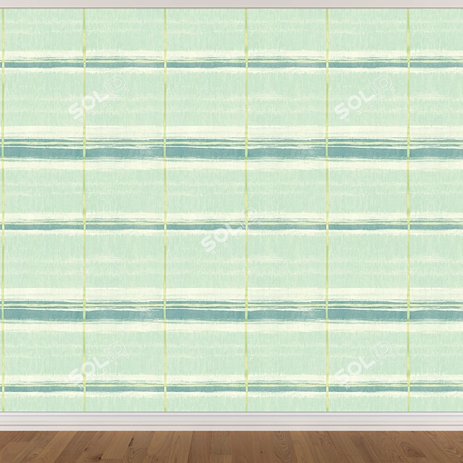 Seamless Wallpaper Set - 3 Colors 3D model image 2