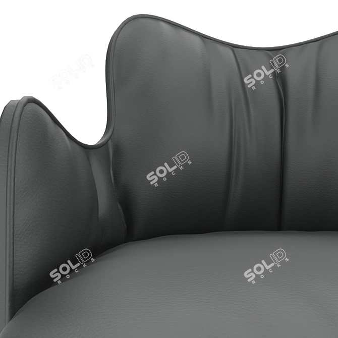 Cozy Minnie Soft Chair 3D model image 3