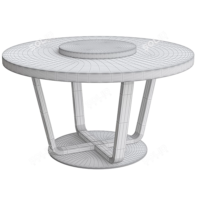 Elegant Ermione 1881 Watch 3D model image 2