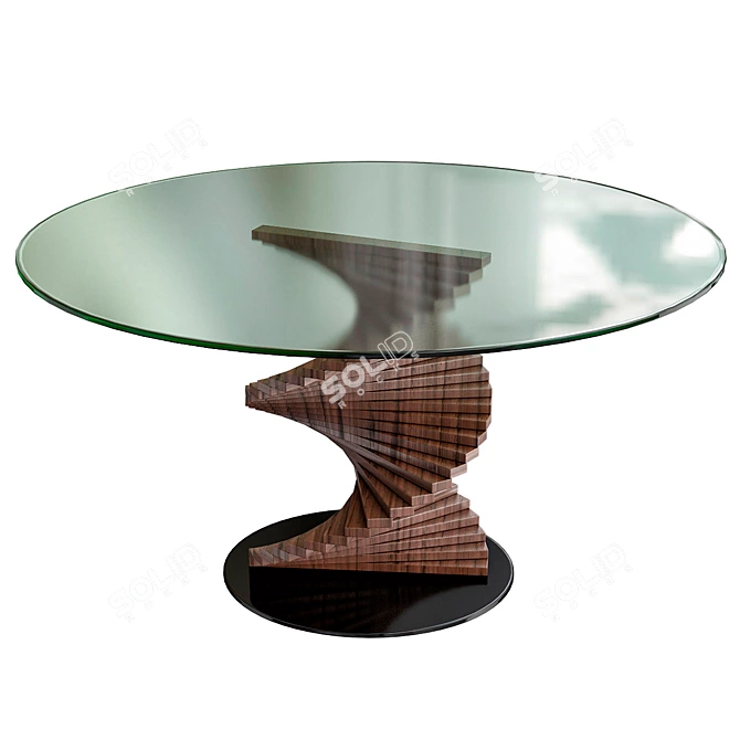 Elegant Firenze 8067 Timepiece 3D model image 1