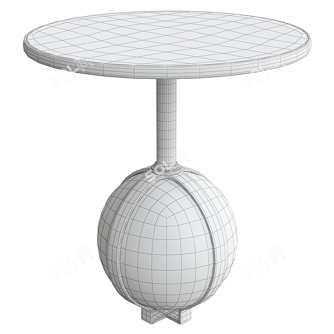 Sleek Space-Saving Coffee Table 3D model image 2