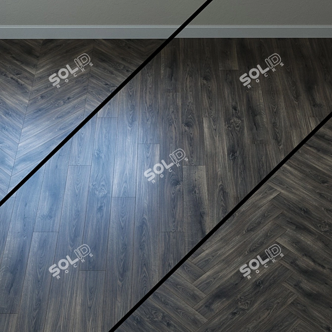 Egger Pro Classic 8-33 EPL084: Dark Belfort Oak Laminate 3D model image 1