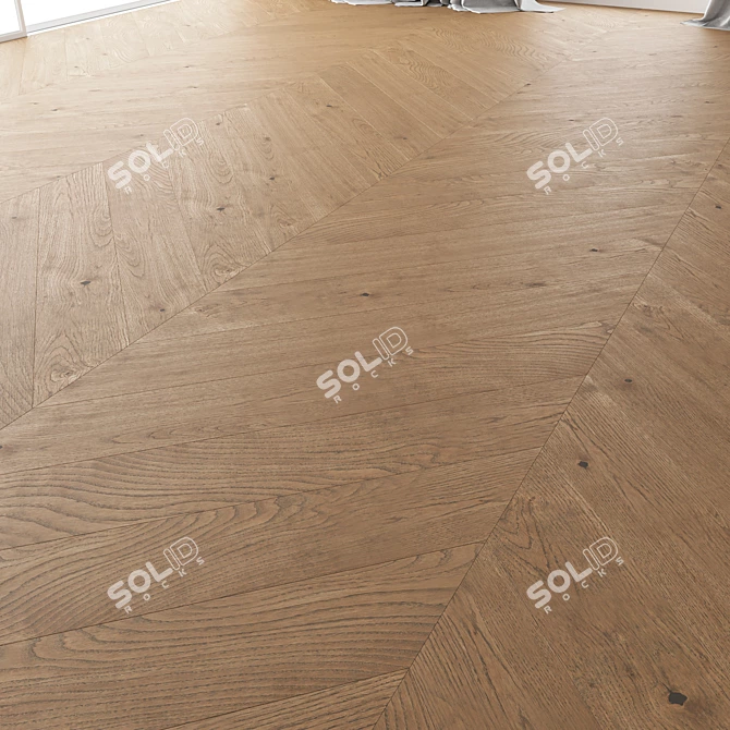 Premium Wood Floor Set - Variety of Styles 3D model image 3