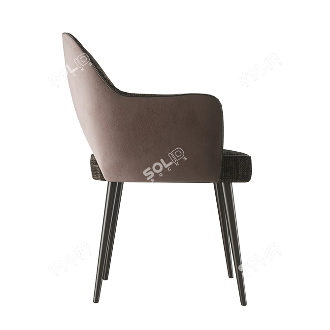 Elegant Scala Armchair - Ref. 1866 3D model image 2