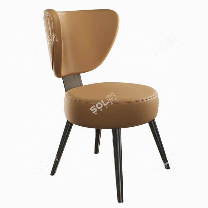 Sicis Blow Chair: Distressed Elegance 3D model image 1