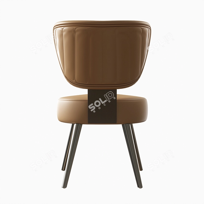 Sicis Blow Chair: Distressed Elegance 3D model image 3