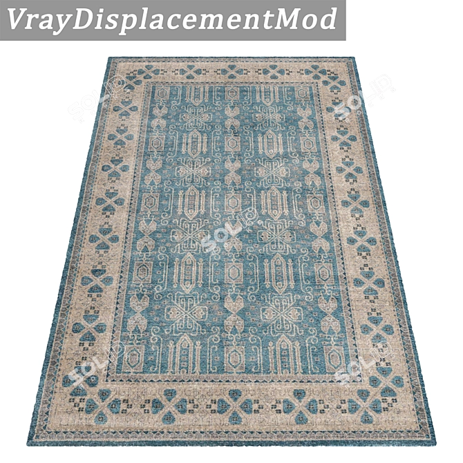 Versatile Set of High-Quality Carpets 3D model image 3