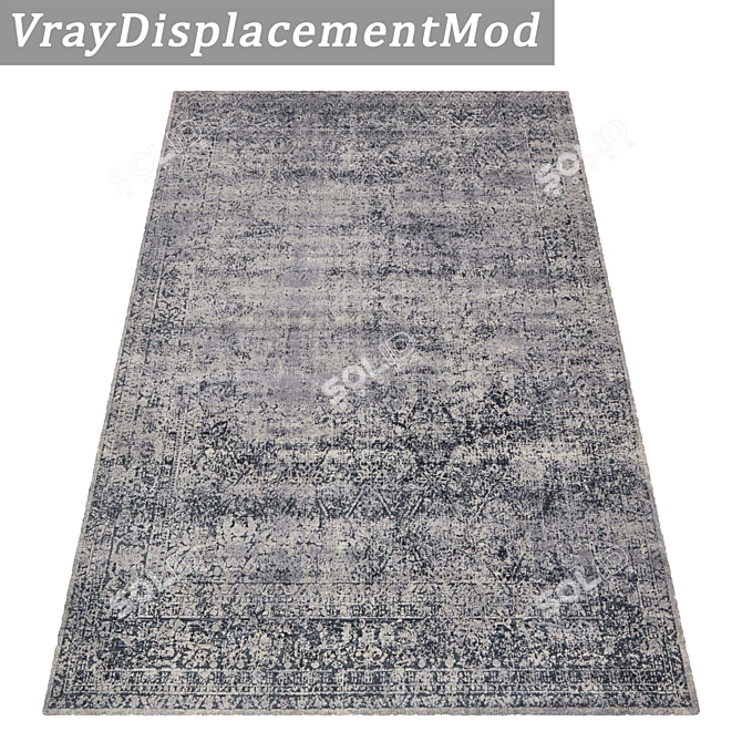 Luxury Carpet Set: Versatile Textures 3D model image 3