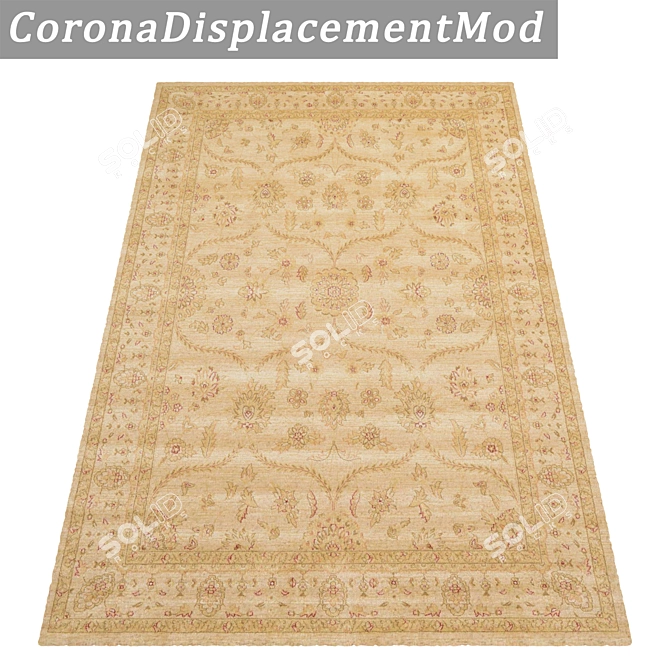 Luxury Carpets Set 1773 - High-Quality Textures! 3D model image 4