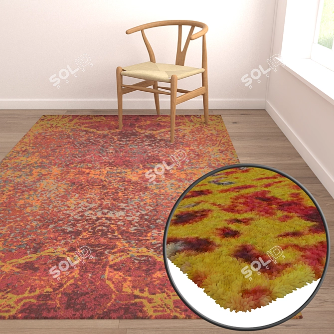 Luxury Carpet Collection 3D 3D model image 5