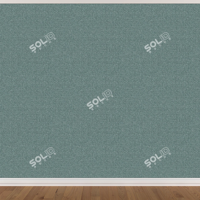 Seamless Wallpaper Set: 3 Colors 3D model image 3