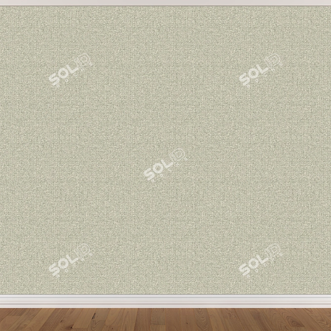 Seamless Wallpaper Set - 3 Colors 3D model image 2