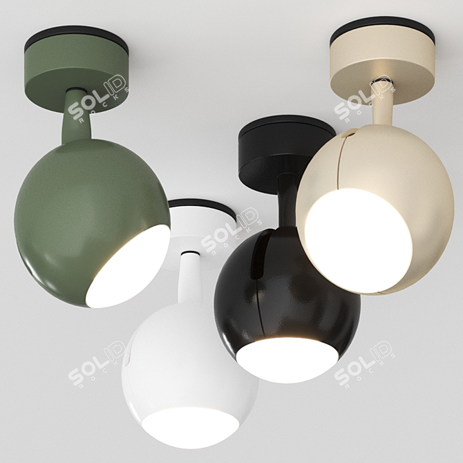 Modern Minimalist Bo-La 6550 - Milán Iluminación Ceiling Light 3D model image 1