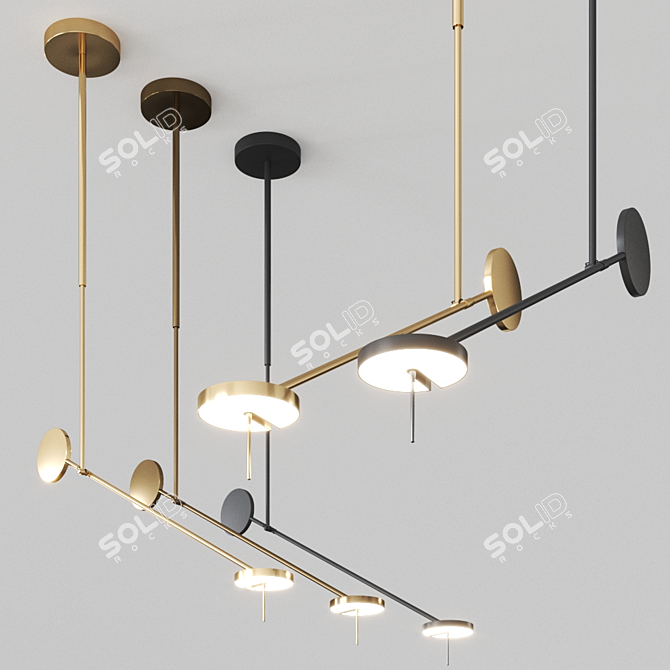 Sleek Articulated Lighting by GROK 3D model image 1