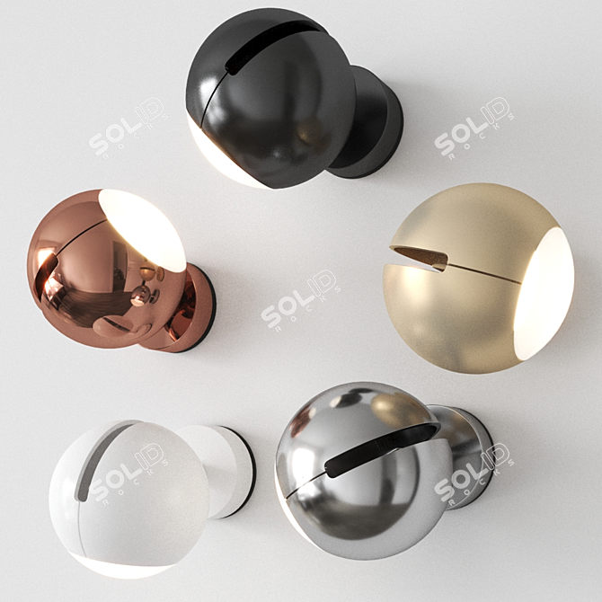 Modern Spanish Sconce: Bo-La 6548 3D model image 1