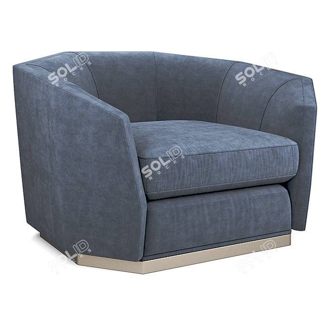 Dynamic Swivel Chair | Modern Design 3D model image 1