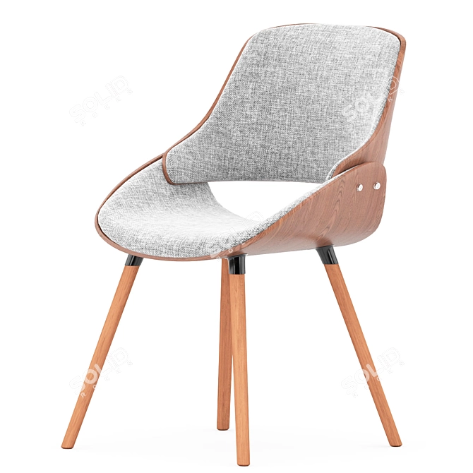 Cozy Malden Chair 3D model image 3