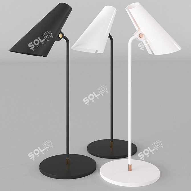 Sleek Siro Table Lamp by Himmee 3D model image 1