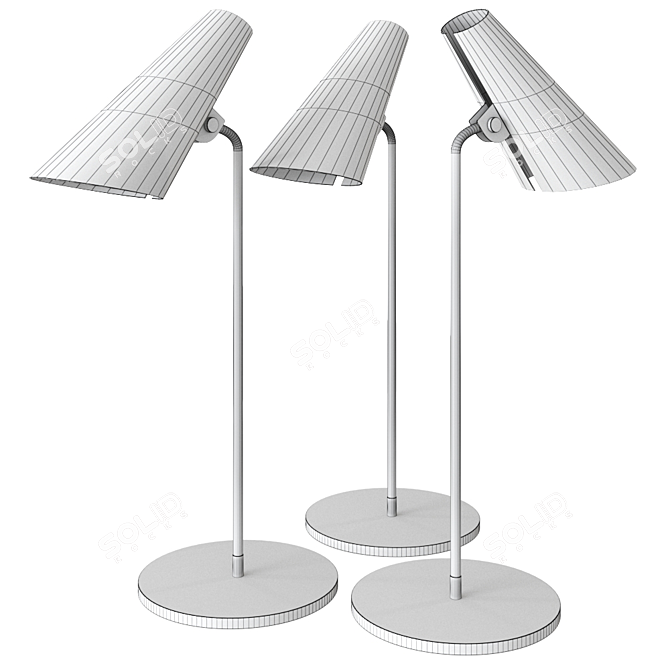 Sleek Siro Table Lamp by Himmee 3D model image 2
