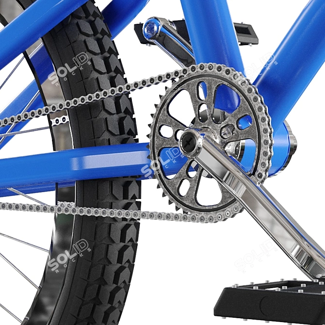 Premium BMX Bike: High-Quality, Detailed & Render-Friendly 3D model image 2