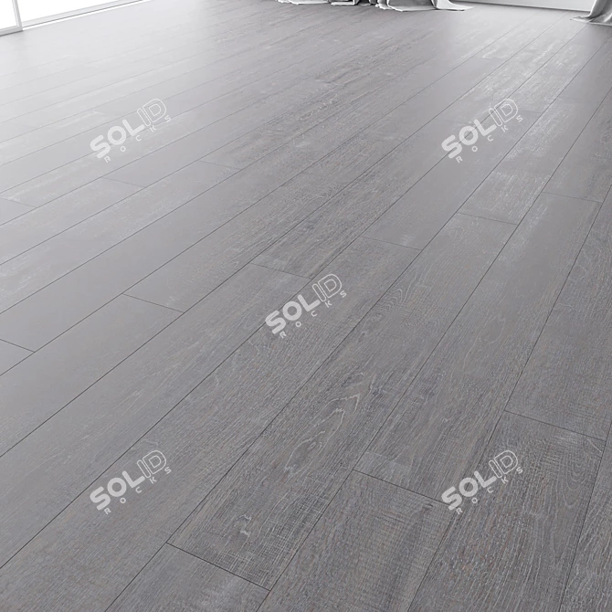 Premium Wood Floor Set - Variety of Styles 3D model image 2