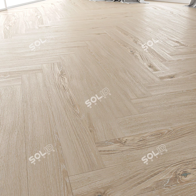 Premium Wood Floor Set - Variety of Styles 3D model image 3